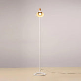 Wooden Cone Black Slim Floor Lamp - Clowas